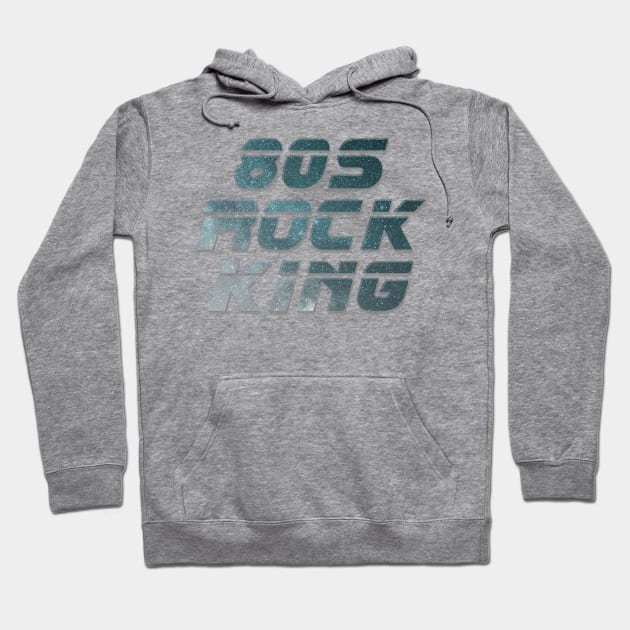 80s Rock King Hoodie by afternoontees